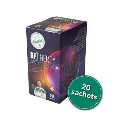 DF Energy Liquid Ginseng Sachets (Box of 20 Sachets, 15ml per Sachet)